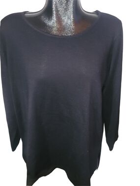 Philosophy Women’s Classic Black Long-Sleeve Top Size 1X